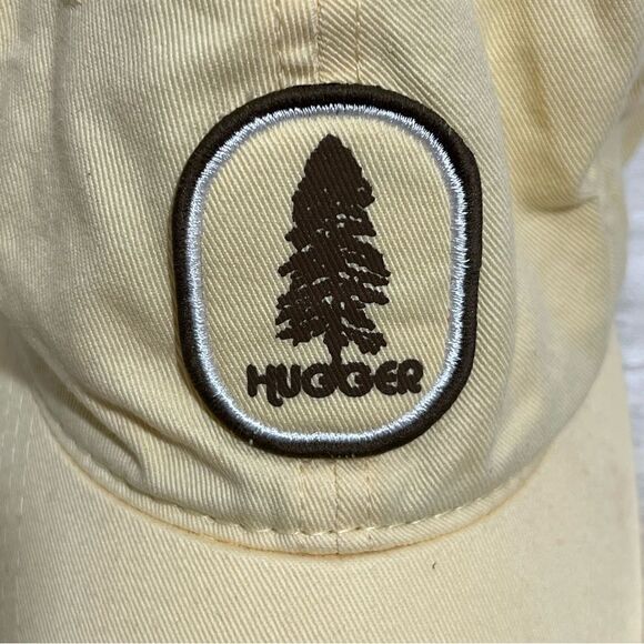 100% Organically Grown Cotton Yellow "Tree Hugger" Baseball Hat -- OS - Picture 6 of 8